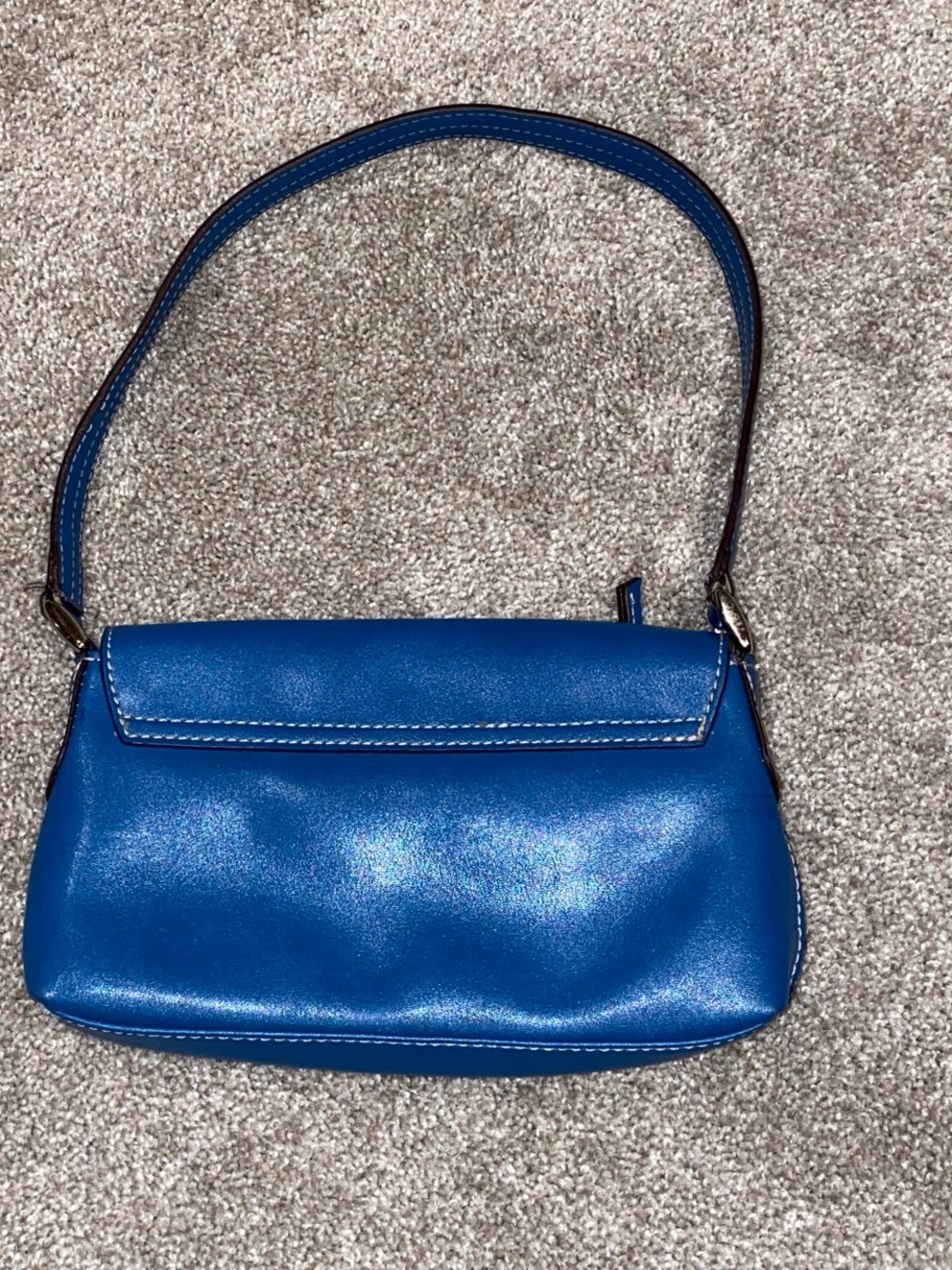 Nine West Blue Y2K Purse Handbag - Picture 2 of 8